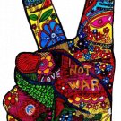 Love not war peace hand  sign Color Vinyl Decal Sticker Waterproof