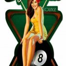 Eight Ball Lounge Vinyl Decal Sticker Waterproof