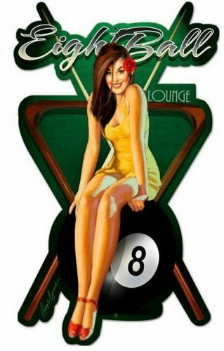 Eight Ball Lounge Vinyl Decal Sticker Waterproof
