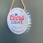 Coors Light Decorative Bottle Caps Metal Cafe Beer Bar Decoration 6"