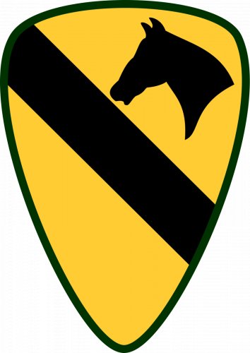1st Cavalry Division Vinyl Decal Sticker Waterproof