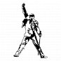 Freddie Mercury Vinyl Decal Sticker Waterproof