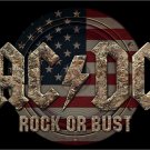 ACDC Rock or Bust Color Vinyl Decal Sticker Waterproof