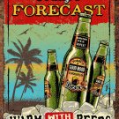 todays-forecast-beers Vinyl Decal Sticker Waterproof
