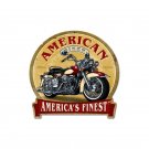 American Biker Vintage Vinyl Decal Sticker Waterproof