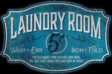 Laundry Room Vinyl Decal Sticker Waterproof