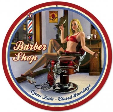 Retro Barber Shop Vinyl Decal Sticker Waterproof