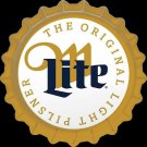 Miller Lite Bottle Cap Vinyl Decal Sticker Waterproof