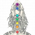 Yoga Reiki Vinyl Sticker waterproof