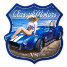 Classic Motors Shield Vintage Vinyl Decal Sticker Waterproof