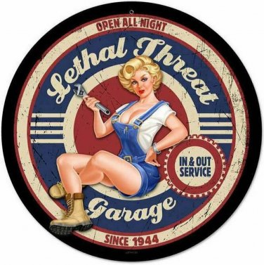 Retro Lethal Garage  Vinyl Decal Sticker Waterproof