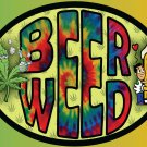 Beer Weed Color Vinyl Decal Sticker Waterproof
