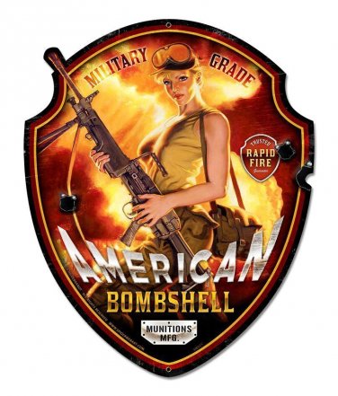American Bombshell Vintage Vinyl Decal Sticker Waterproof