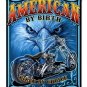 American By Birth Vintage Vinyl Decal Sticker Waterproof
