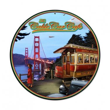 Cable Car Vintage Vinyl Decal Sticker Waterproof