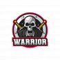 Skull Warrior Color Vinyl Decal Sticker Waterproof