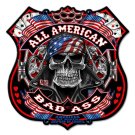 All American Vintage Vinyl Decal Sticker Waterproof