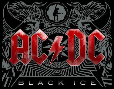 ACDC Black Ice Color Vinyl Decal Sticker Waterproof