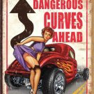 Dangerous Curves Ahead Vinyl Decal Sticker Waterproof