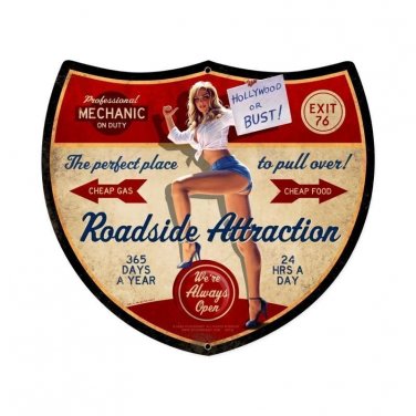 Roadside Attraction Vintage Vinyl Decal Sticker Waterproof