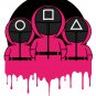 Squid Game Color Vinyl Decal Sticker Waterproof