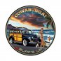 Cowabunga Vintage Vinyl Decal Sticker Waterproof