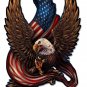 Eagle and Flag Vinyl Decal Sticker Waterproof