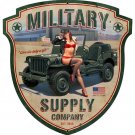 Military Supply vintage Vinyl Decal Sticker Waterproof