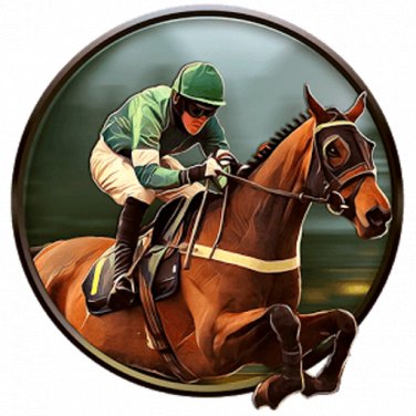 HORSE RACING Vinyl Decal Sticker Waterproof