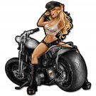 Motorcycle Girl  Vinyl Decal Sticker Waterproof