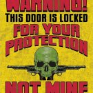 Door is Locked Color Vinyl Decal Sticker Waterproof