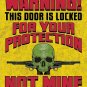 Door is Locked Color Vinyl Decal Sticker Waterproof