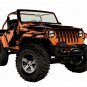 Jeep Wrangler Vinyl Sticker waterproof