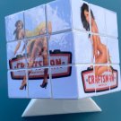 CRAFTSMAN DECORATIVE SEXY GIRL  MAGIC CUBE PUZZLE MECHANIC GIFT WITH STAND