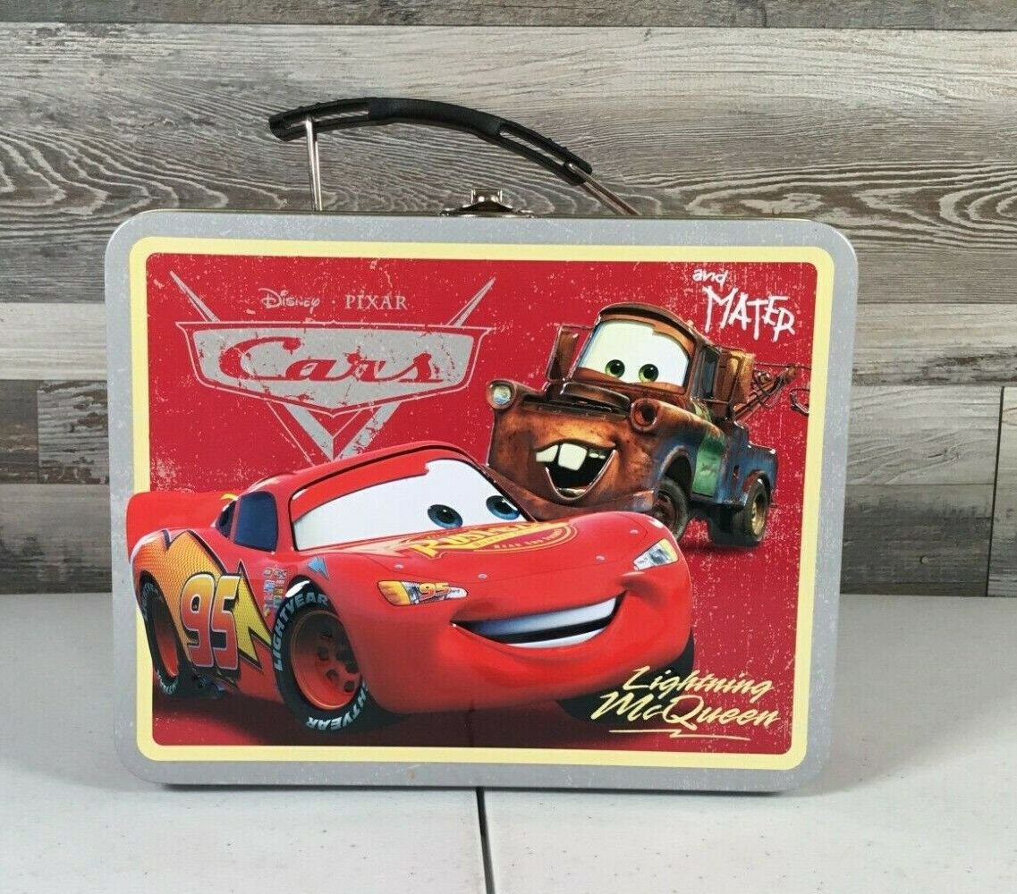 Disney Pixar Cars Lightning Mcqueen and Mater Lunch Box CARS101
