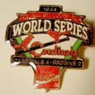 1944 Cardinals vs Browns cloisonné or enamel pin