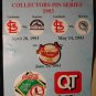1993 QT Cardinals cloisonné or enamel pin