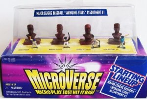 Microverse Starting Lineup Baseball stars - Mike Piazza, Barry Bonds, Frank Thomas, Ken Griffey