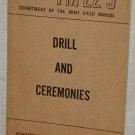 US Army Field Manual 1953 - Drill & Ceremonies - excellent condition