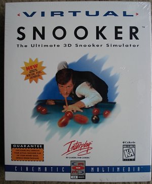 Virtual Snooker 3D simulation PC computer video game - MIB,  never opened!