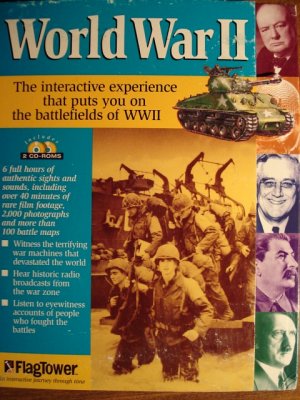World War II 2 interactive simulation PC computer video game - MIB,  never opened!