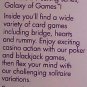 Several diff. card games Bridge, Rummy, Poker, etc. PC computer video games - MIB