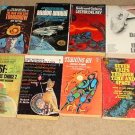 12 different 1960's & 1970's Science Fiction paperback books - great reading!