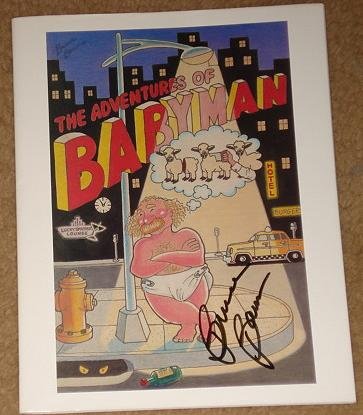 Adventures Of Babyman Comic Book 1 By Bruce Baum Signed Nm M