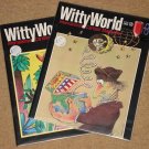 Witty World International Cartoon magazine #'s 13 & 14
