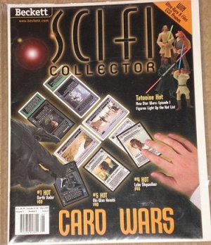 Beckett Sci-fi Collector magazine #2, science fiction, Star Wars game cards