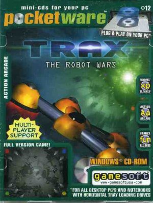 Trax - The Robot Wars mini-CD PC video game - complete and factory sealed!