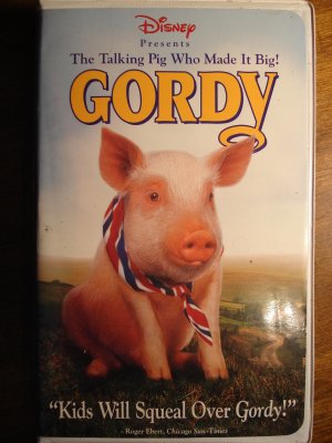 Walt Disney - Gordy the Talking Pig VHS video tape movie