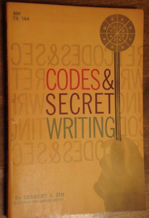 Codes and Secret Writing by Herbert Zim paperback book 1966 Scholastic Pub
