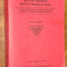 Federal Motor carrier Safety Regulations hand book 1978 American Trucking